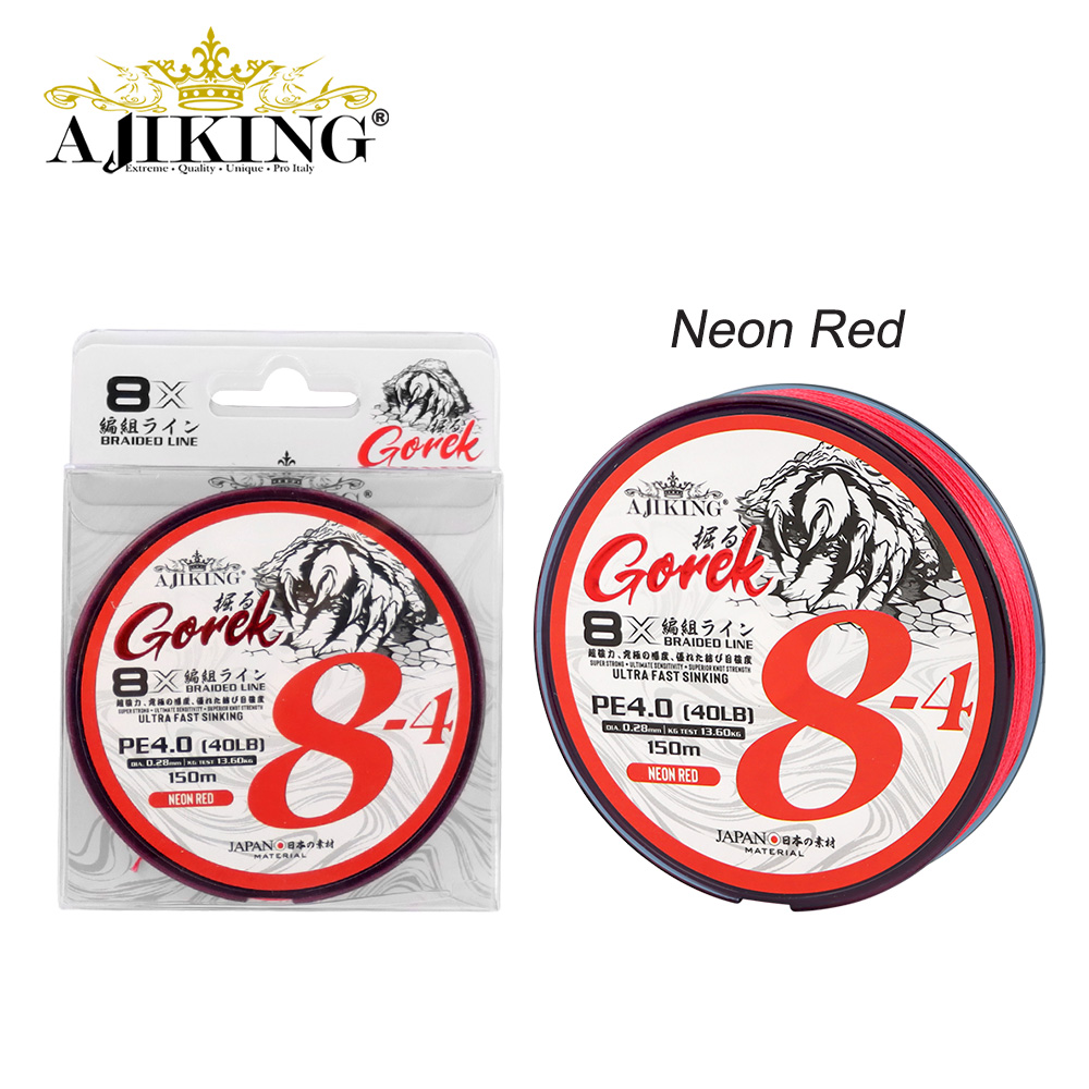 AJIKING LINE - GOREK 8X (135M/150M)