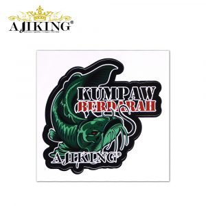 AJIKING STICKER - KUMPAW BERDARAH (10CM)